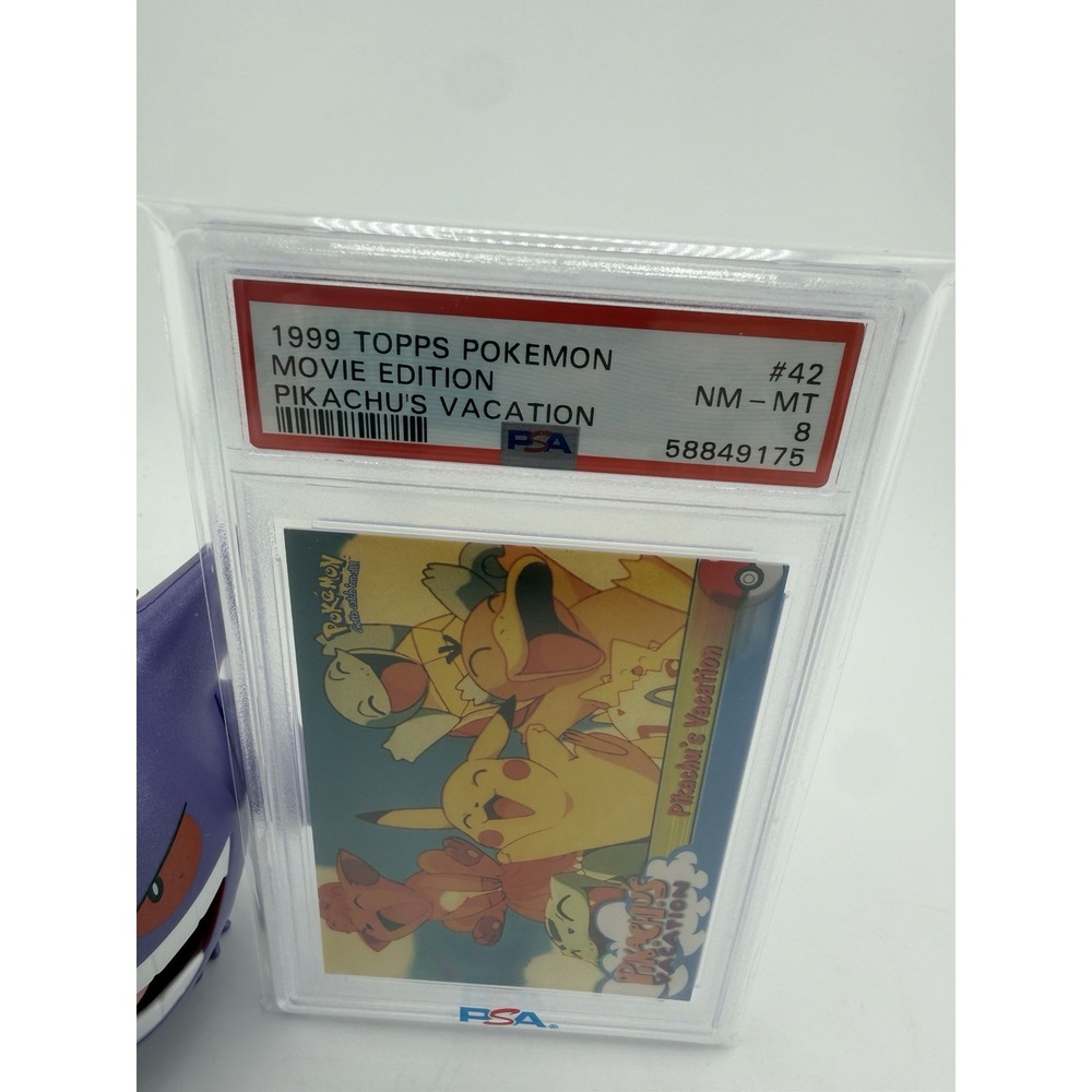 1999 TOPPS POKEMON THE MOVIE EDT #42 MOVIE EDITION PIKACHU'S VACATION - Picture 6 of 9